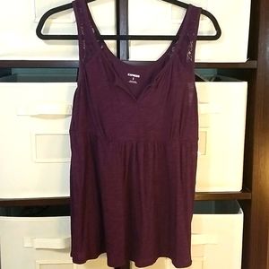 Express Purple Tank Top